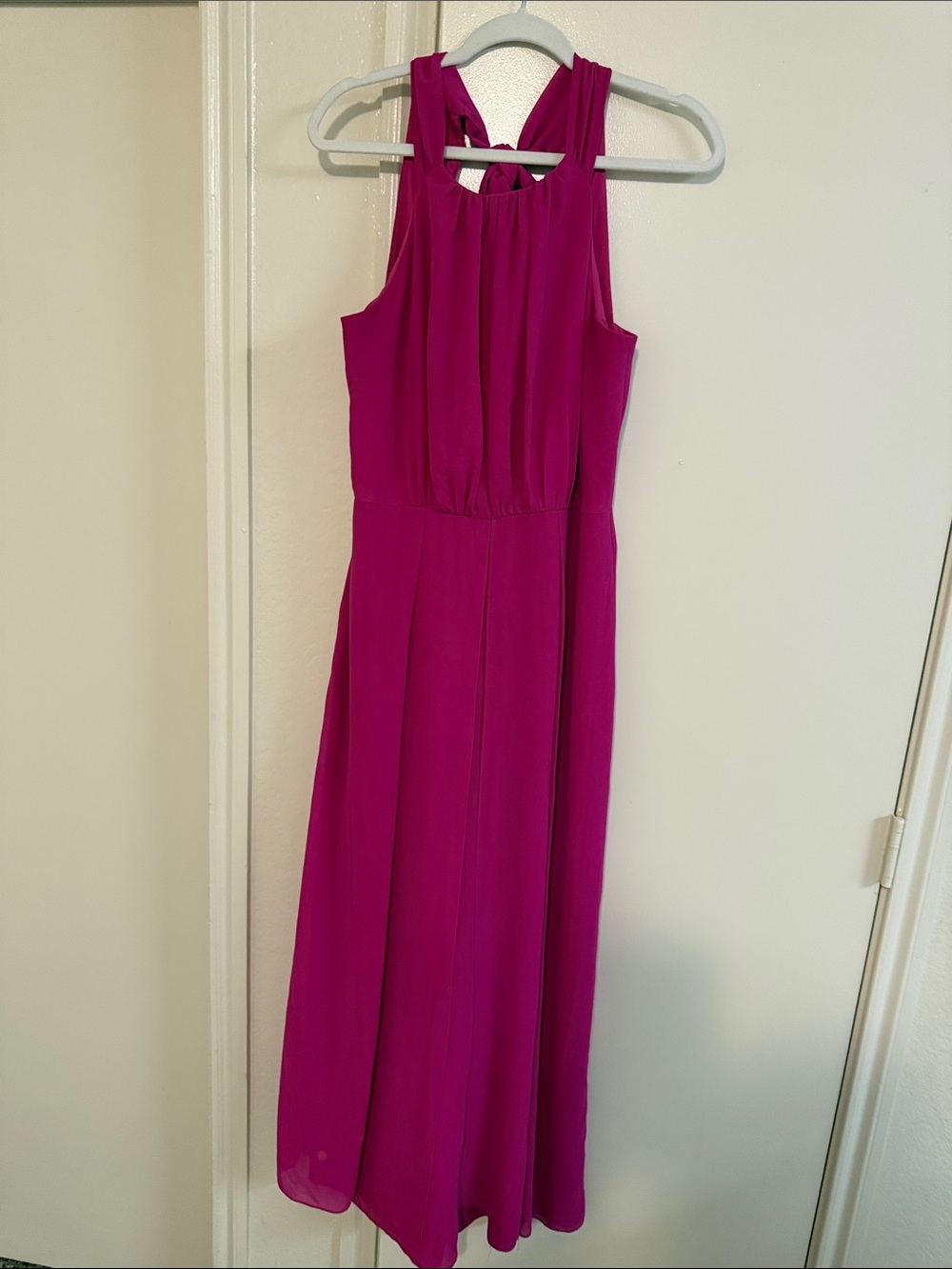 Vince Camuto Bright Fuchsia Sleeveless Maxi Dress